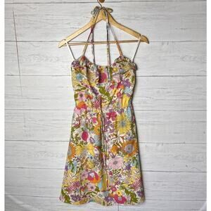 Liberty of London for Target Dress Womens Size XS Colorful Floral Summer Halter